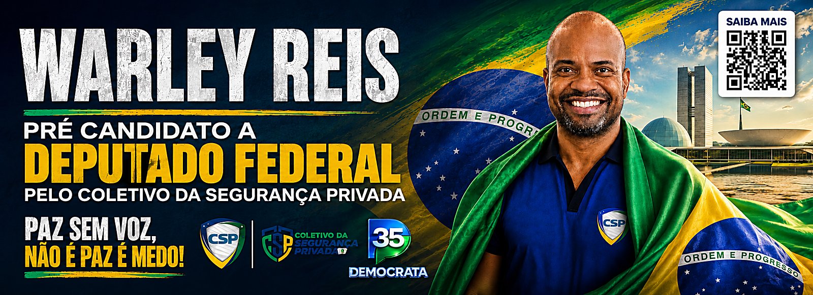 Warley Reis — Pré-candidato a Deputado Federal pelo Coletivo da Segurança Privada